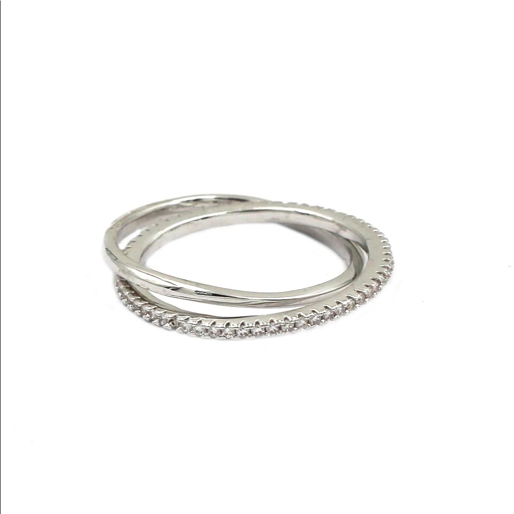 Fashion simple crystal ring - Picture 3 of 6
